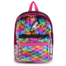 Fashion Gym Dance Beach Traveling Glitter Sequin Backpack Bag For Girls